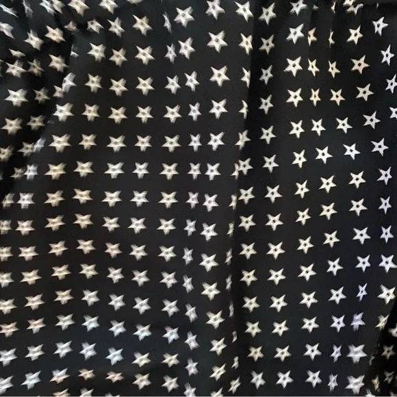 J.Crew Peplum Flowy Top Star Print size 4 - Picture 4 of 10